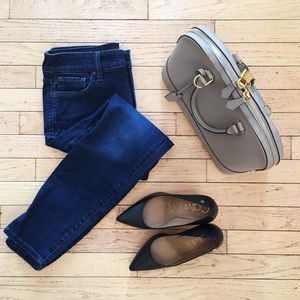 Ami High Waist Stretch Skinny Jeans Size 8 Petite